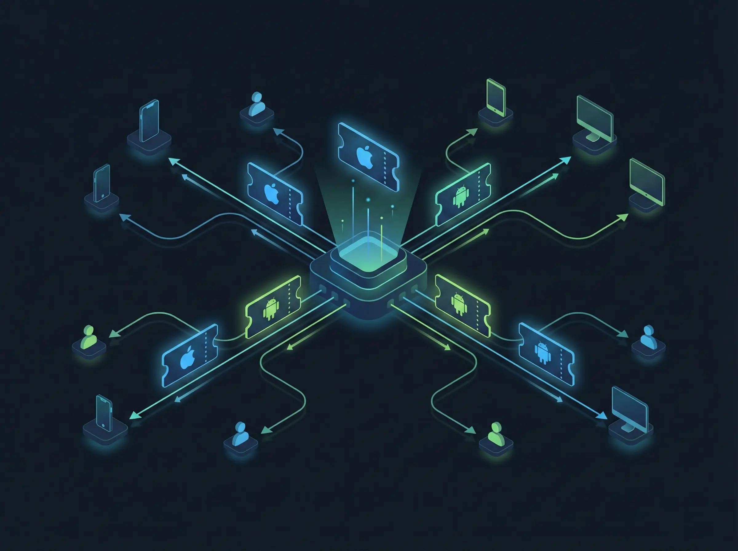 Code distribution flow